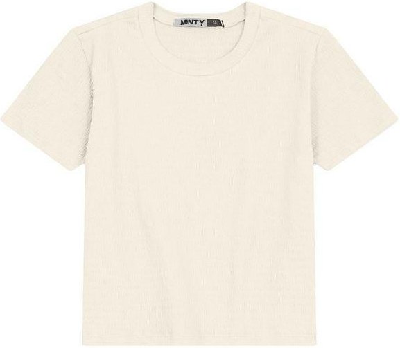 Imagem principal Blusa Juvenil Feminina em Malha Anarruga Bege MINTY MINTY