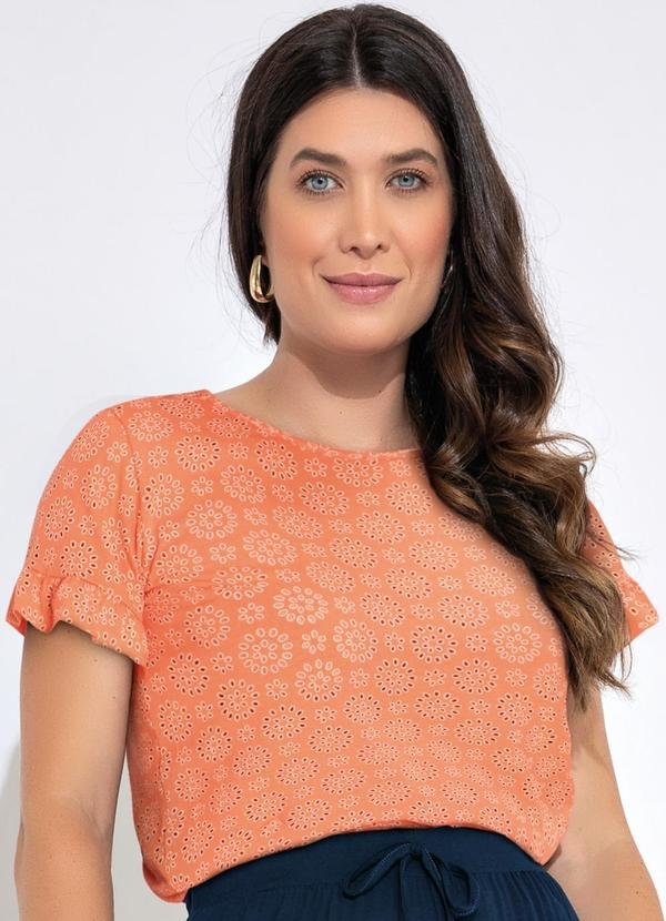 Imagem principal Blusa Laranja em Malha Laise bonprix bonprix