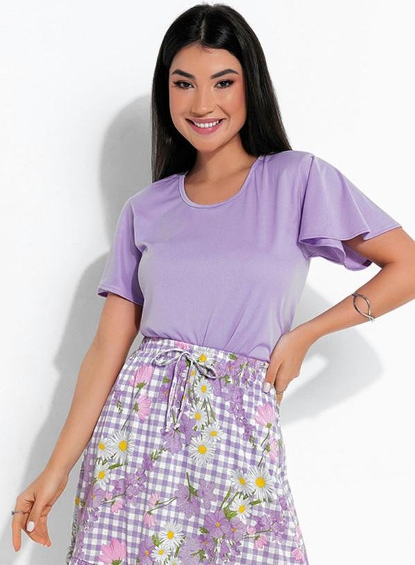 Imagem principal Blusa Lilás Gota Decote Costas Rosalie Rosalie