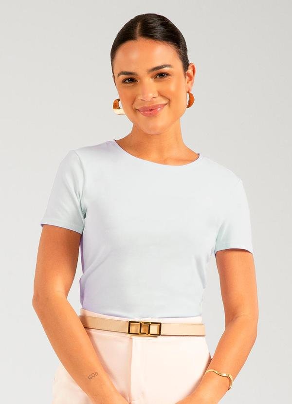 Imagem principal Blusa Manga Curta Estilo Cropped Branco Cativa Cativa