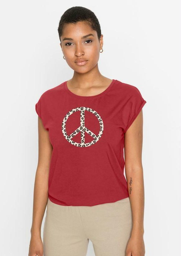 Imagem principal Blusa Manga Curta Vermelha bonprix bonprix