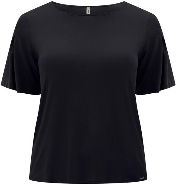 Blusa Plus Size em Malha e Amplas Preto
