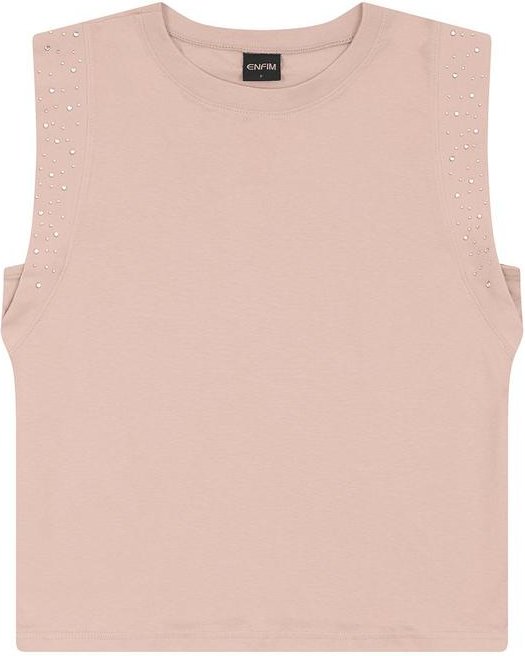 Imagem principal Blusa Reta com Strass Nude Enfim Enfim