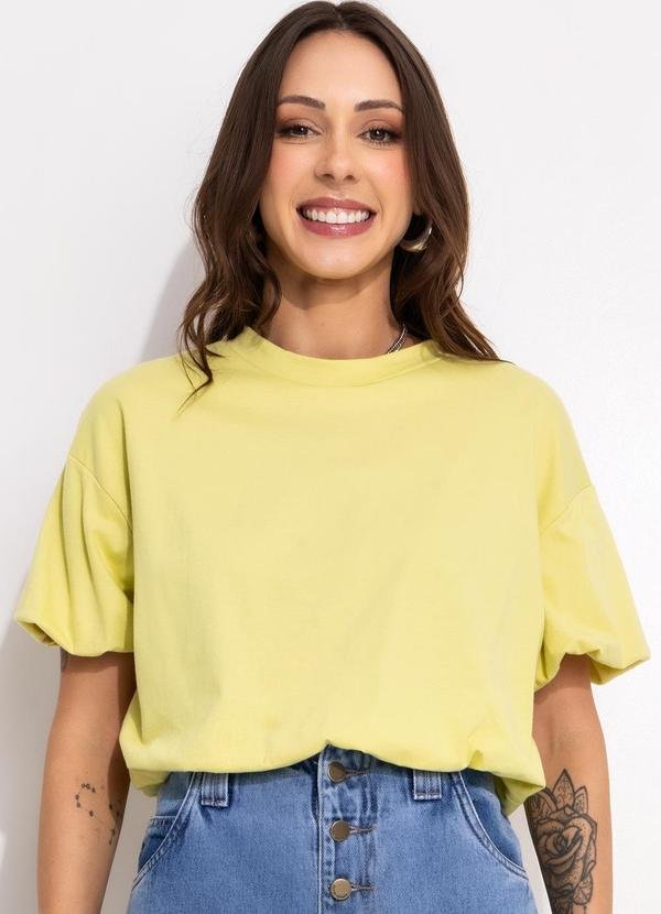 Imagem principal Blusa Verde Claro em Malha de Algodão Moda Pop Moda Pop