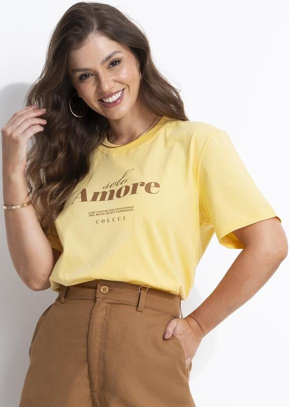 Imagem principal Camiseta Amarelo Colcci Colcci