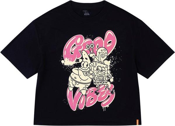 Imagem principal Camiseta Box Feminina Bob Esponja® Preto Malwee Malwee