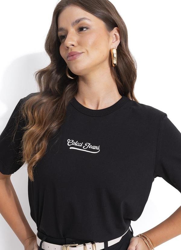 Imagem principal Camiseta em Malha Preto Colcci Colcci