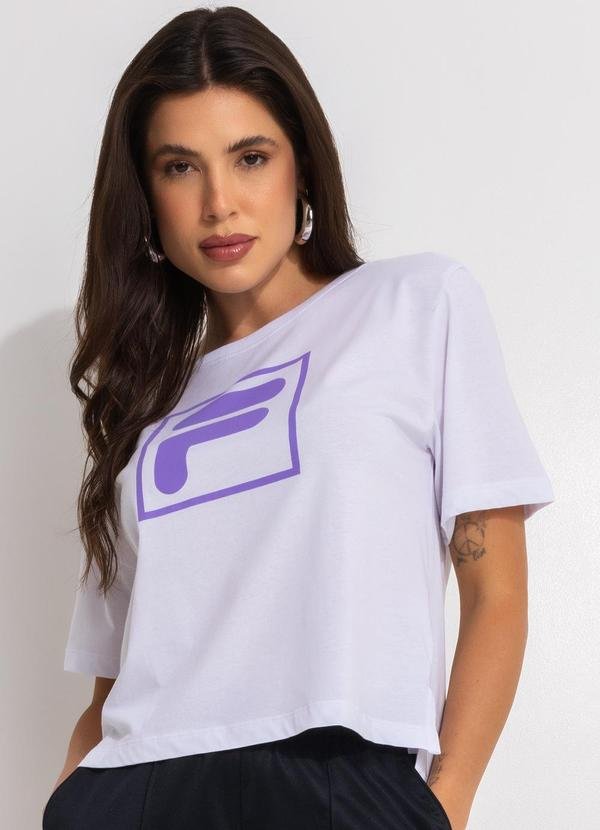 Imagem principal Camiseta Feminina Letter Essentials Branco Fila Fila