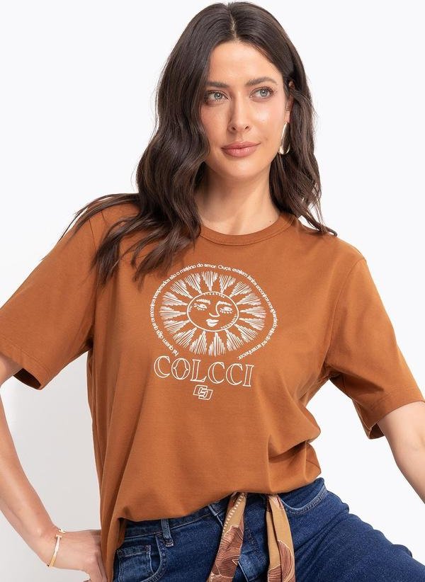 Camiseta Marrom