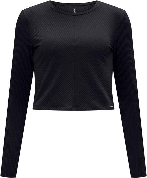 Imagem principal Blusa de Mangas Longas com Gola Redonda Preto Lunender Lunender