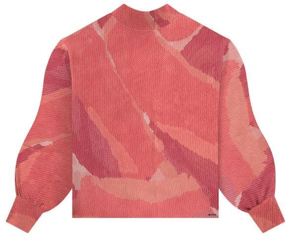 Imagem principal Blusa em Viscose com Manga Bufante Vermelho Lunender Lunender