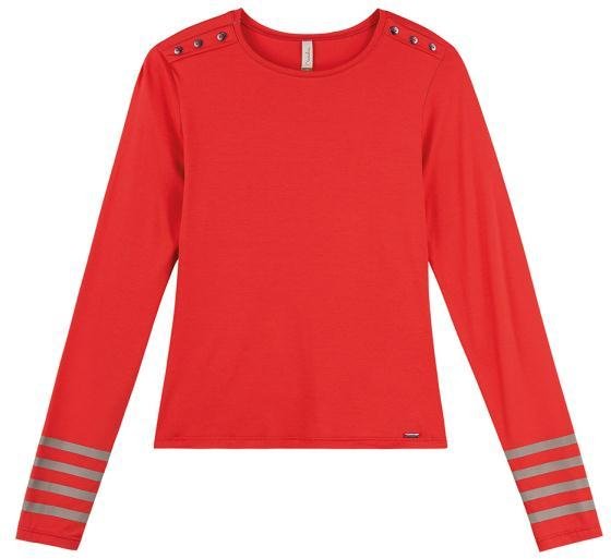 Imagem principal Blusa Feminina Adulto Vermelho Marialícia Marialícia