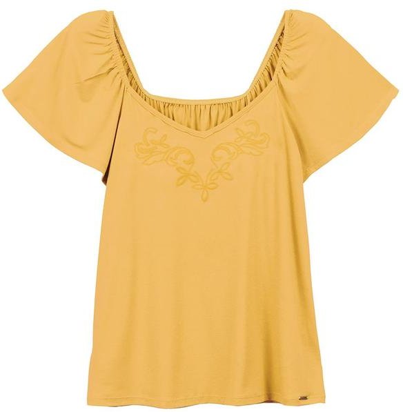 Imagem principal Blusa Feminino Adulto Amarelo Marialícia Marialícia