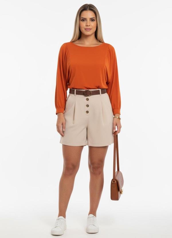 Imagem principal Blusa Ferrugem em Malha de Viscose Quintess Quintess