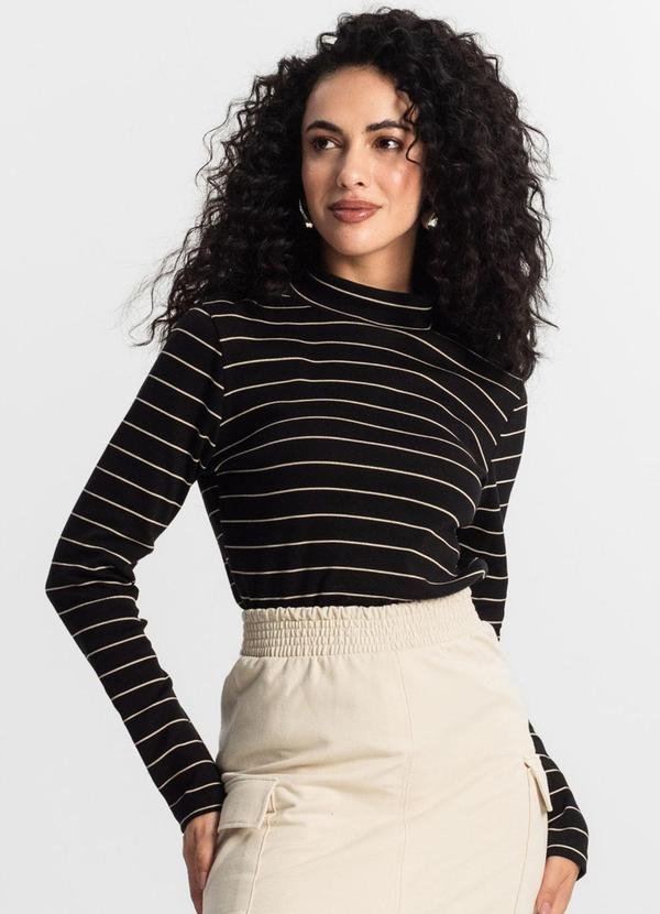 Imagem principal Blusa Manga Longa Feminina Preto Rovitex Rovitex