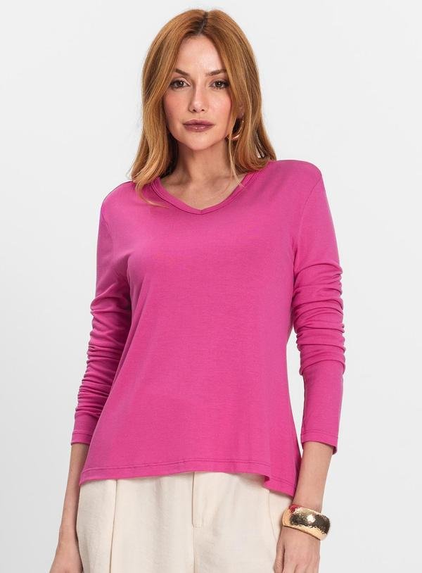 Imagem principal Blusa Manga Longa Rosa Select Select