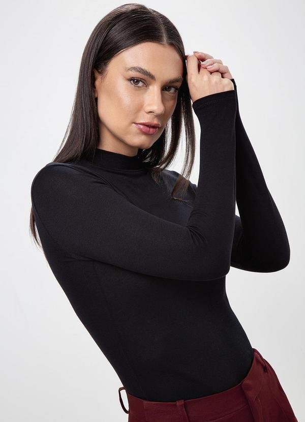 Imagem principal Blusa Manga Longa Segunda Pele Preto Taina Principessa Principessa