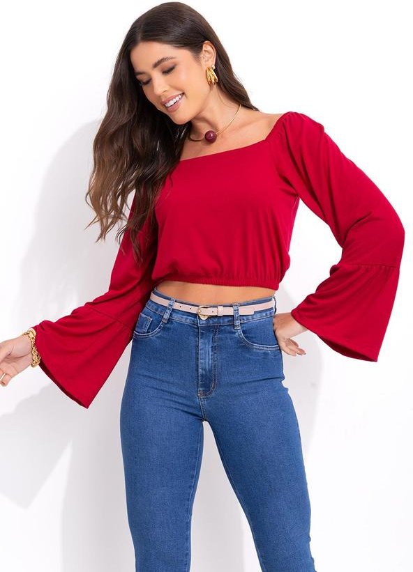 Imagem principal Blusa Vermelho em Poliviscose Bimini Bimini