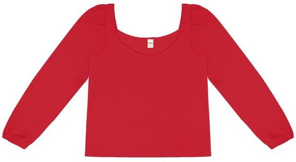 Imagem principal Blusa Feminina Manga 7/8 Rovitex Vermelho Rovitex