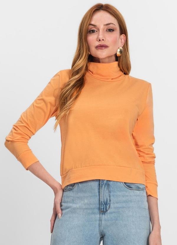 Imagem principal Blusão Gola Alta Feminino Laranja Select Select