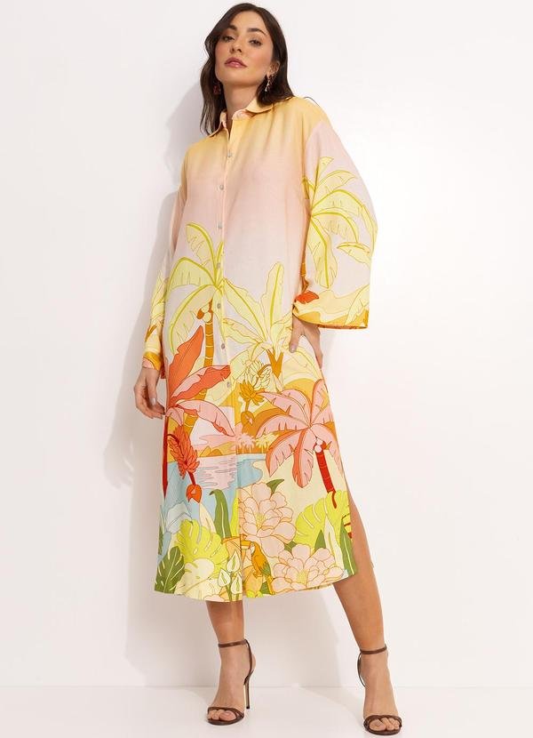 Imagem principal Camisa em Viscolinho Amarelo FARM FARM