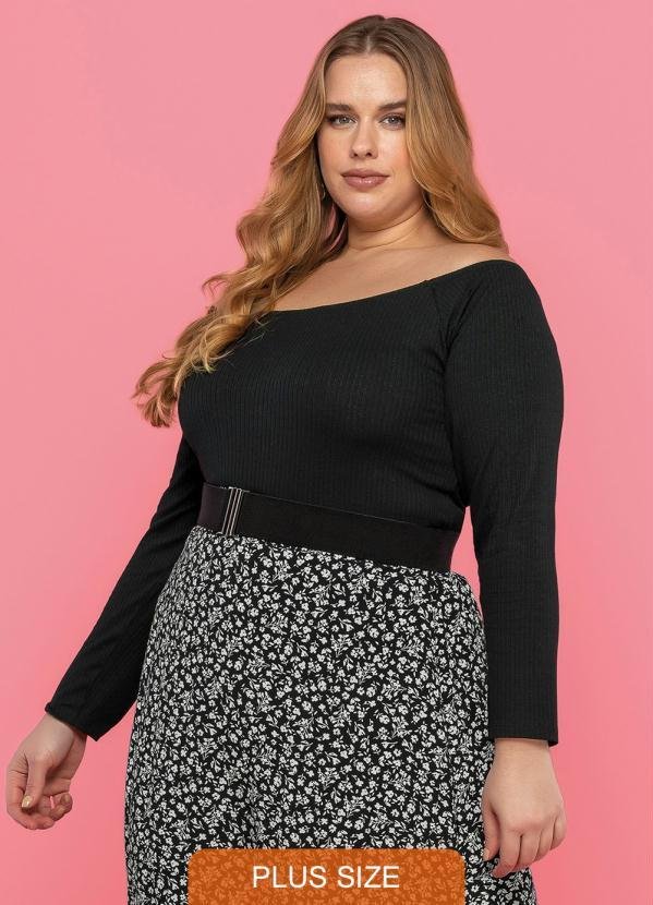 Imagem principal Blusa Feminina Adulto Preto Maelle Maelle