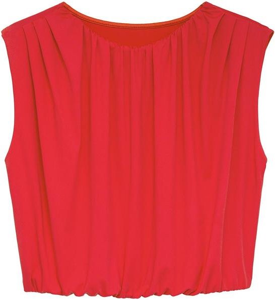 Imagem principal Blusa Balonê Franzida Vermelho Enfim Enfim