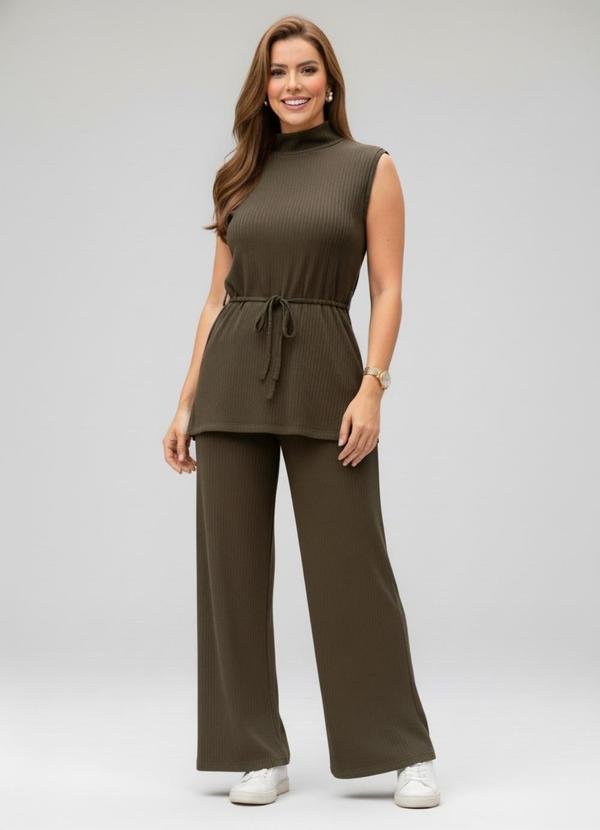 Imagem principal Blusa em Malha Canelada Texturizada Verde Bimini Bimini