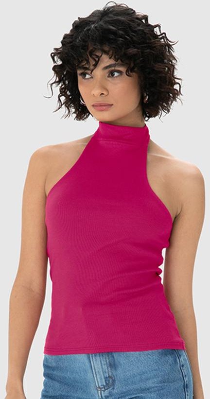 Blusa Fúcsia Justa em Ribana