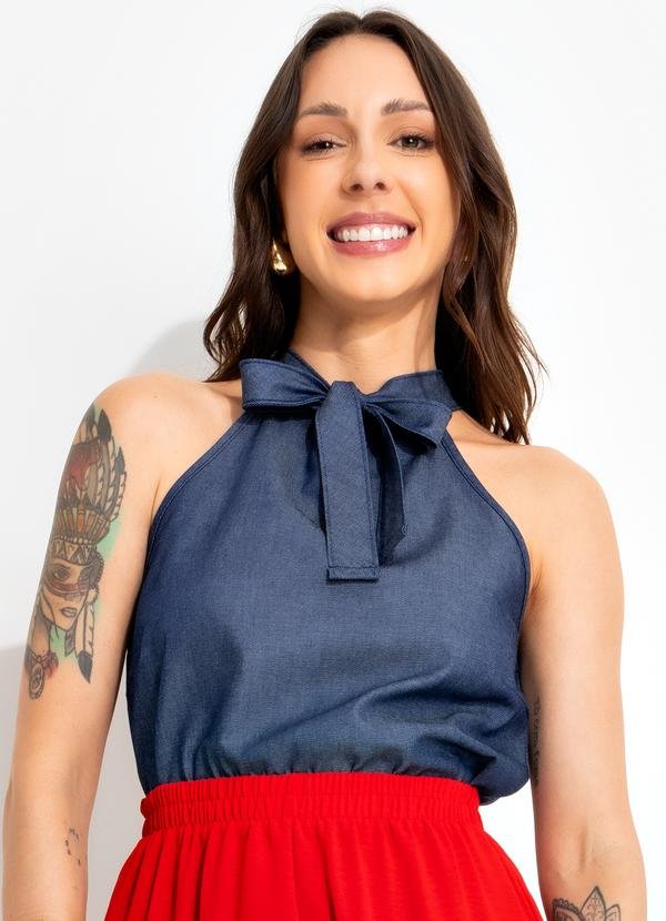 Imagem principal Blusa Jeans Médio em Jeans Leve Rosalie Rosalie