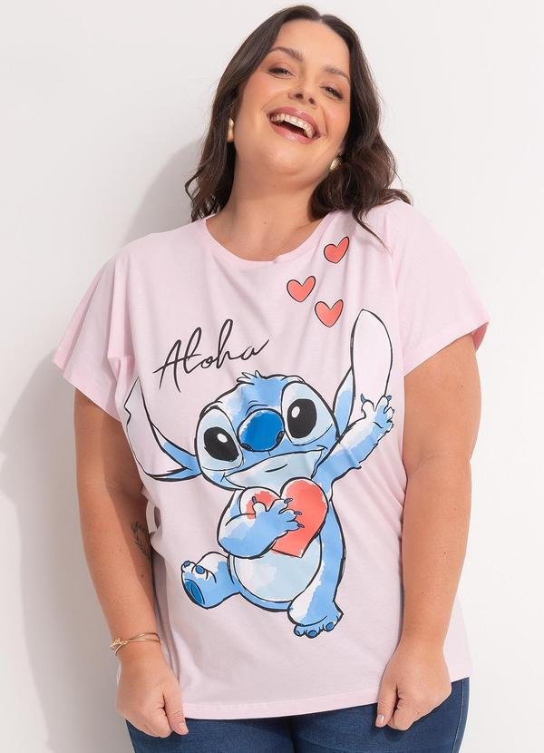 Imagem principal Blusa Lilo & Stitch Rosa