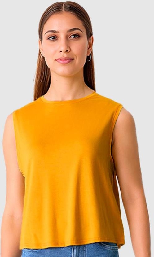 Imagem principal Blusa Reta em Viscose Amarelo Malwee Malwee
