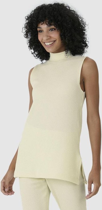 Imagem principal Blusa Reta Texturizada com Fenda Bege Malwee Malwee
