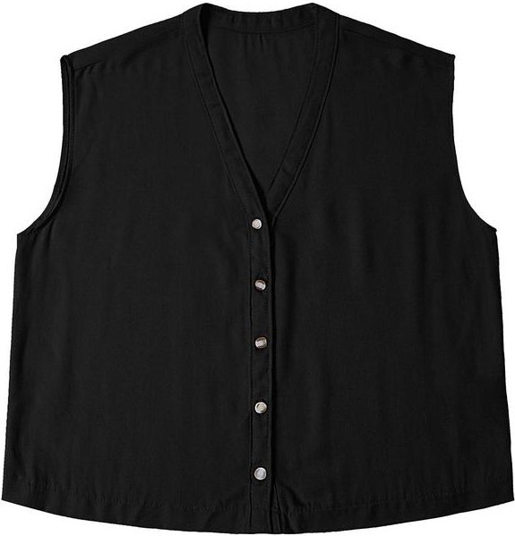 Camisa Feminina Viscose Sarjada Pesada Preto