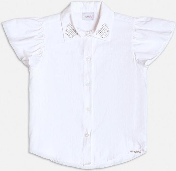 Imagem principal Camisa Manga Curta com Strass Branco Momi Momi
