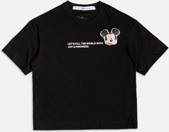 T-Shirt Preta do Mickey Mouse Preto