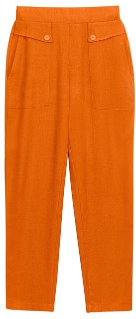 Imagem principal Calça Feminina com Bolso Frontal Laranja Marialícia Marialícia
