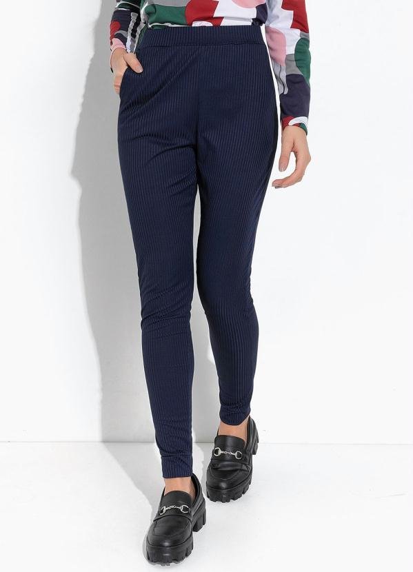 Imagem principal Calça Marinho com Bolsas Funcionais Moda Pop Moda Pop