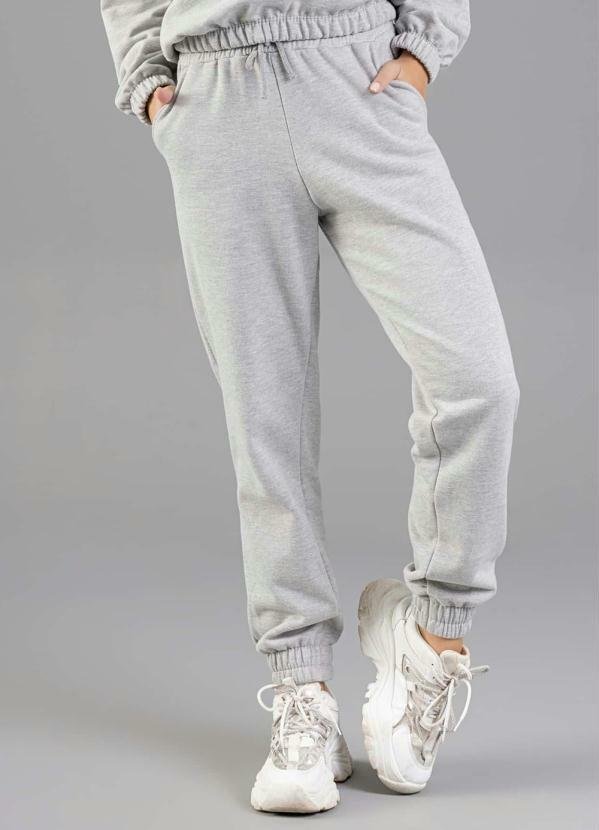 Imagem principal Calça Básica em Moletom Cinza JUST BASIC JUST BASIC