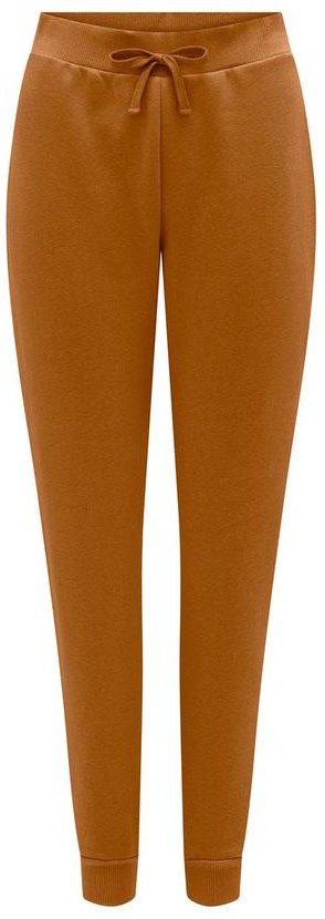 Calça com Cadarço em Malha de Moletom Laranja