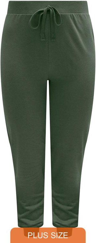 Imagem principal Calça com Cadarço em Moletom Felpado Verde Lunender Mais Mulher Lunender Mais Mulher