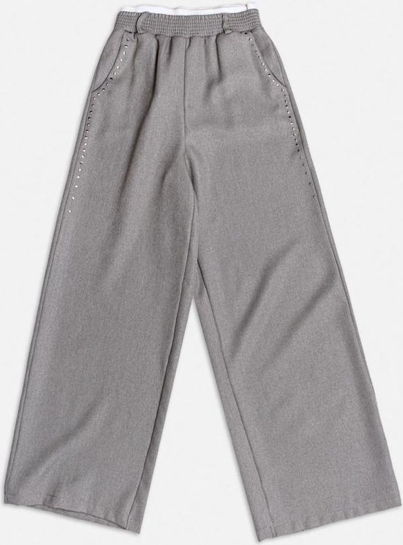 Imagem principal Calça de Moletom com Cós Duplo Cinza Authoria Authoria