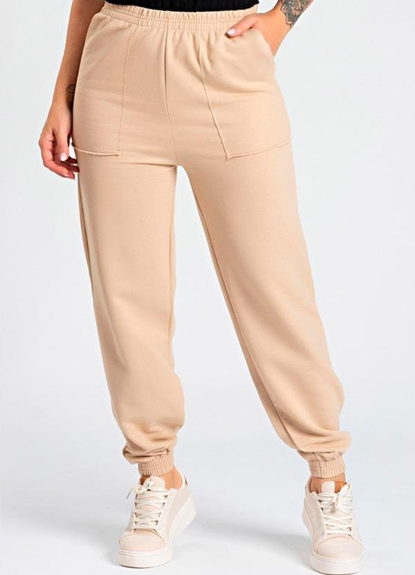 Imagem principal Calça Moletinho Jogging Nitt Cappuccino Meu Jeans Meu Jeans