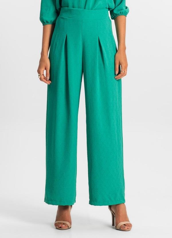 Imagem principal Calça Reta Feminina Verde