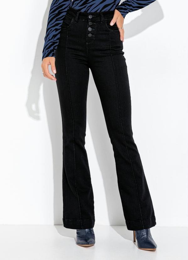 Imagem principal Calça Jeans Preto Flare Sawary Jeans Sawary Jeans