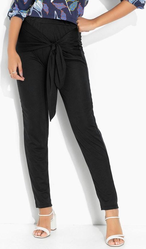 Imagem principal Calça Preta com Amarração Frontal Moda Pop Moda Pop