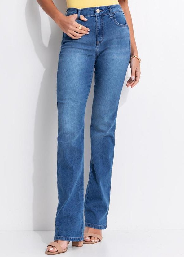 Calça Jeans Bia Reta Azul