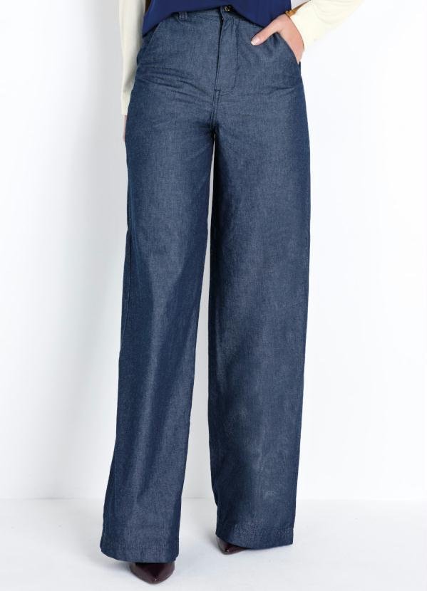 Calça Jeans Pantalona