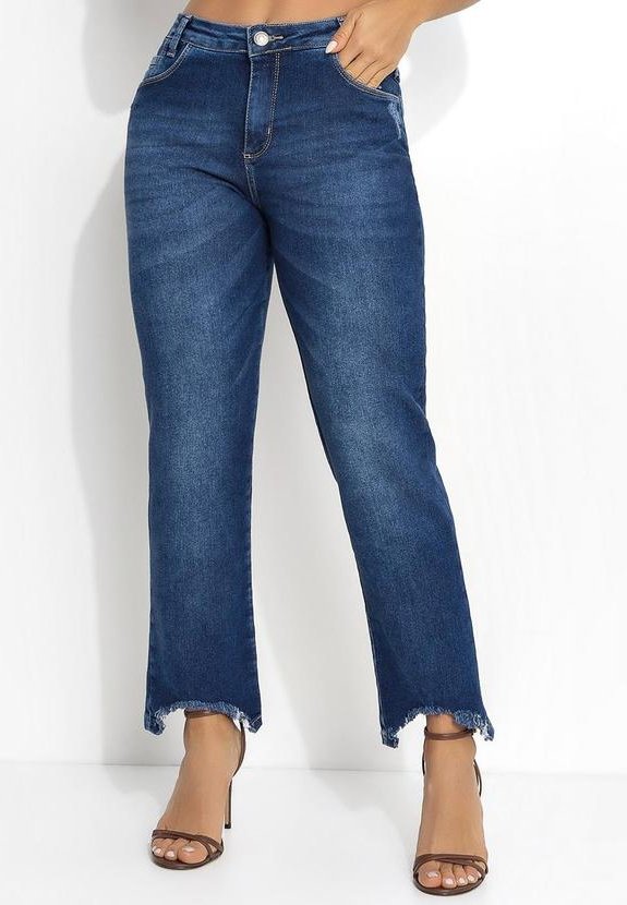 Calça Jeans Reta Sawary