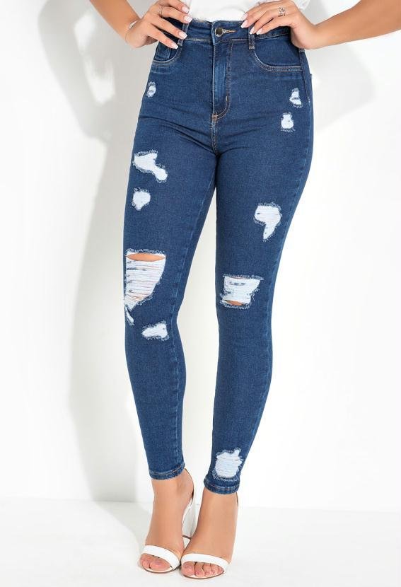 Imagem principal Calça Jeans Super Lipo Destroyed Sawary Sawary Jeans Sawary Jeans